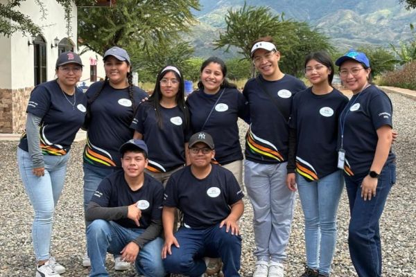 Treasures on Mission team gathered outdoors with Potter’s House in Guatemala