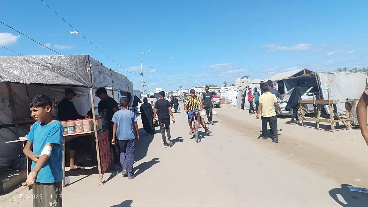 Marketplace in Gaza